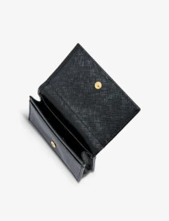 Prada Brand-plaque Leather Wallet 10 Prada Brand-plaque Leather Wallet -Glam Pouch Store R04078473 BLACK ALT03