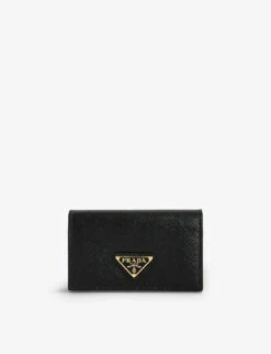 Prada Brand-plaque Leather Wallet