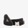 Prada Re-Nylon Logo-patch Shell Belt With Pouch -Glam Pouch Store R04078475 BLACK M