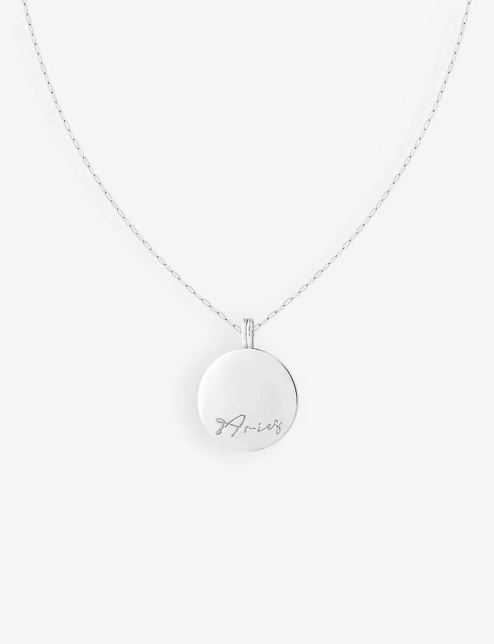 Aries Bold Zodiac Plated Recycled 925 Sterling-silver Necklace 4 Aries Bold Zodiac Plated Recycled 925 Sterling-silver Necklace - Image 2
