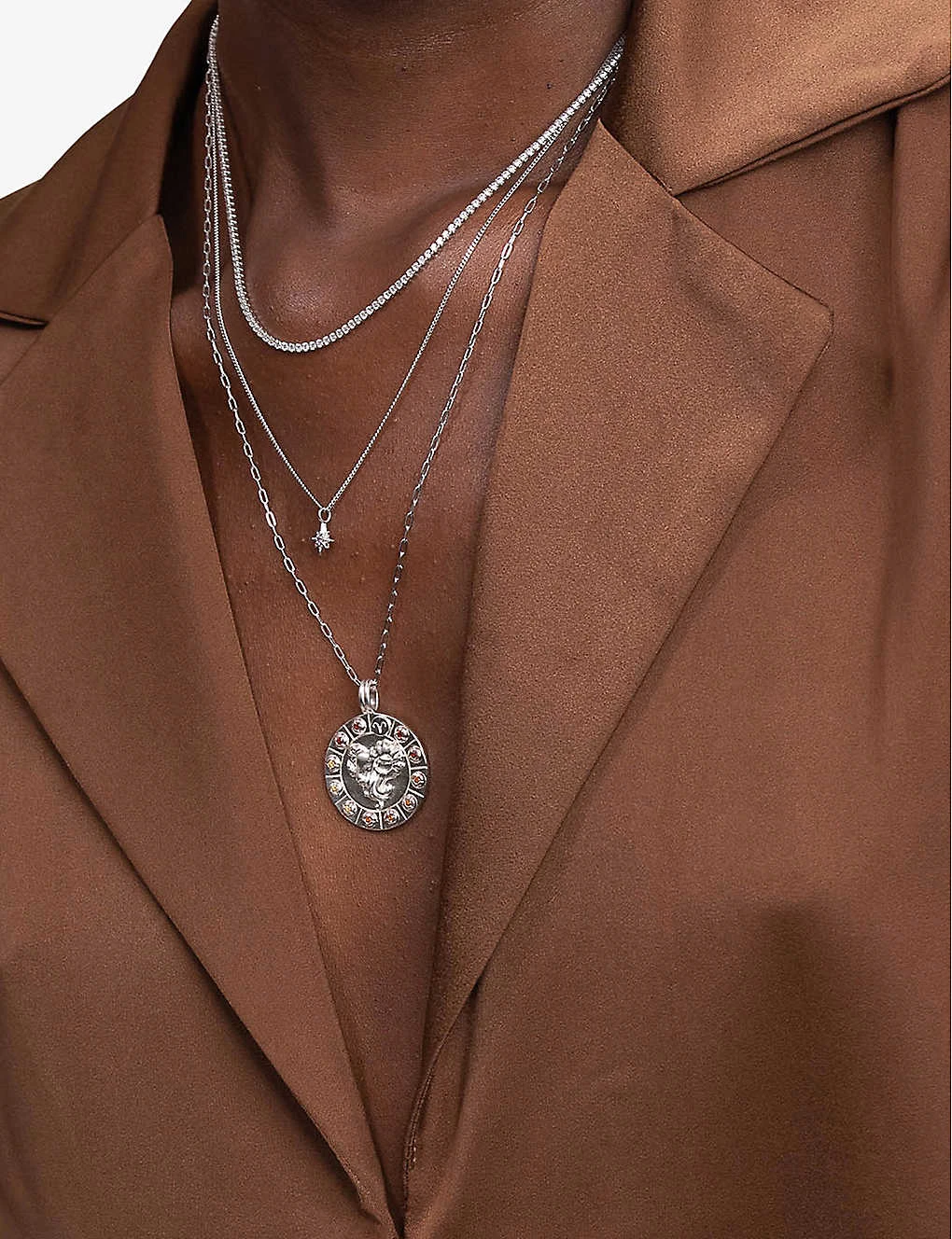 Aries Bold Zodiac Plated Recycled 925 Sterling-silver Necklace 5 Aries Bold Zodiac Plated Recycled 925 Sterling-silver Necklace - Image 3