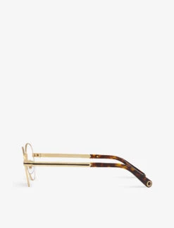 Bvlgari BV1119 Round-frame Metal Glasses 9 Bvlgari BV1119 Round-frame Metal Glasses -Glam Pouch Store R04085092 GOLD ALT03