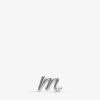 Love Letter M Initial 18ct White-gold Single Stud Earring -Glam Pouch Store R04085381 18CTWHITEGOLD M