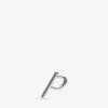 Love Letter P Initial 18ct White-gold Single Stud Earring -Glam Pouch Store R04085384 18CTWHITEGOLD M