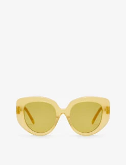 Loewe G736270X16 Butterfly-frame Logo-embellished Acetate Sunglasses