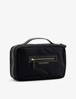 Anya Hindmarch Bathroom Cabinet Embossed Recycled-nylon Pouch -Glam Pouch Store R04098731 CLEARBLACK ALT02