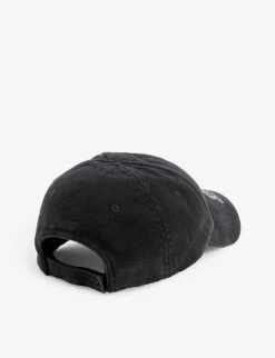 Balenciaga Paris Logo-print Cotton Hat -Glam Pouch Store R04100092 BLACKWHITE ALT02