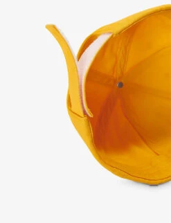 Maje Logo-embroidered Cotton Baseball Cap 11 Maje Logo-embroidered Cotton Baseball Cap -Glam Pouch Store R04101519 JAUNESORANGES ALT04