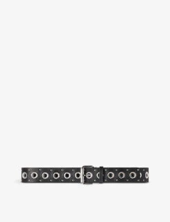 Maje Studded Leather Belt