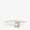 Sandro Ball-embellished Leather Belt -Glam Pouch Store R04102313 NATURELS M