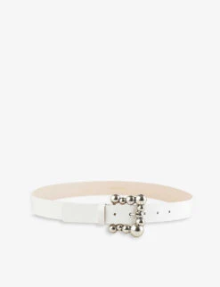 Sandro Ball-embellished Leather Belt