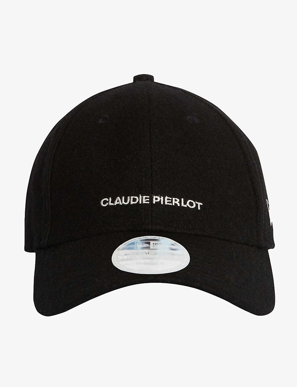 CLAUDIE PIERLOT Logo-embroidered Wool-blend Baseball Cap 3 CLAUDIE PIERLOT Logo-embroidered Wool-blend Baseball Cap