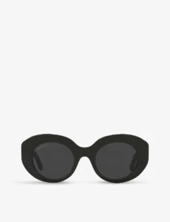 Balenciaga BB0235S Round-frame Acetate Sunglasses