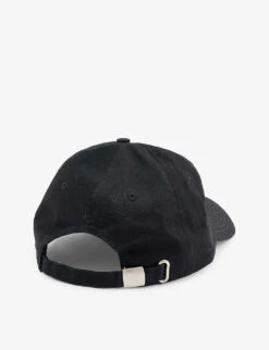 Soft Basics Logo-embroidered Cotton Cap 7 Soft Basics Logo-embroidered Cotton Cap -Glam Pouch Store R04104646 BLACKCREAM ALT02