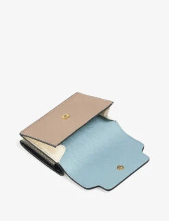 Marni Logo-print Zip-up Leather Wallet 8 Marni Logo-print Zip-up Leather Wallet -Glam Pouch Store R04110580 AQUAMARINENATURAL ALT01