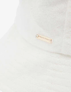 Melissa Odabash Iman Brand-plaque Cotton-blend Bucket Hat 6 Melissa Odabash Iman Brand-plaque Cotton-blend Bucket Hat -Glam Pouch Store R04111487 WHITE ALT01