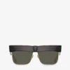 Linda Farrow Rosalie Oversized Square-frame Acetate Sunglasses