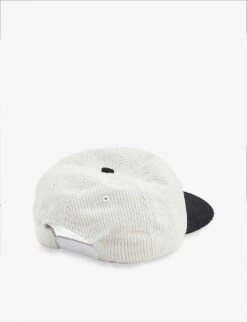 Wellness Logo-embroidered Cotton Baseball Cap -Glam Pouch Store R04115915 BLACKWHITE ALT02