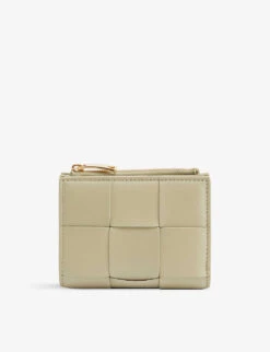 Bottega Veneta Intrecciato Zip-around Small Leather Wallet