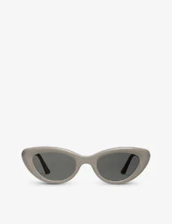 Conic G10 Cat-eye Branded Arm Acetate Sunglasses