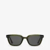 Musee KC2 Square-frame Branded-arm Acetate Sunglasses -Glam Pouch Store R04123566 M