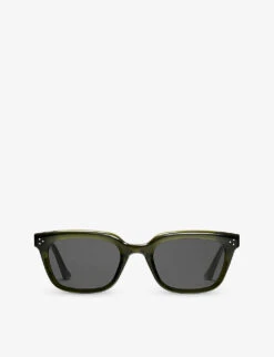 Musee KC2 Square-frame Branded-arm Acetate Sunglasses