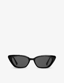 Terra Cotta 01 Cat-eye Branded-arm Acetate Sunglasses