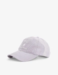 ANINE BING Jeremy Branded Cotton Baseball Cap