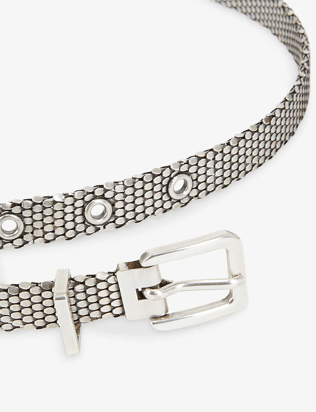 THE KOOPLES Snakeskin-effect Brass Belt 4 THE KOOPLES Snakeskin-effect Brass Belt - Image 2