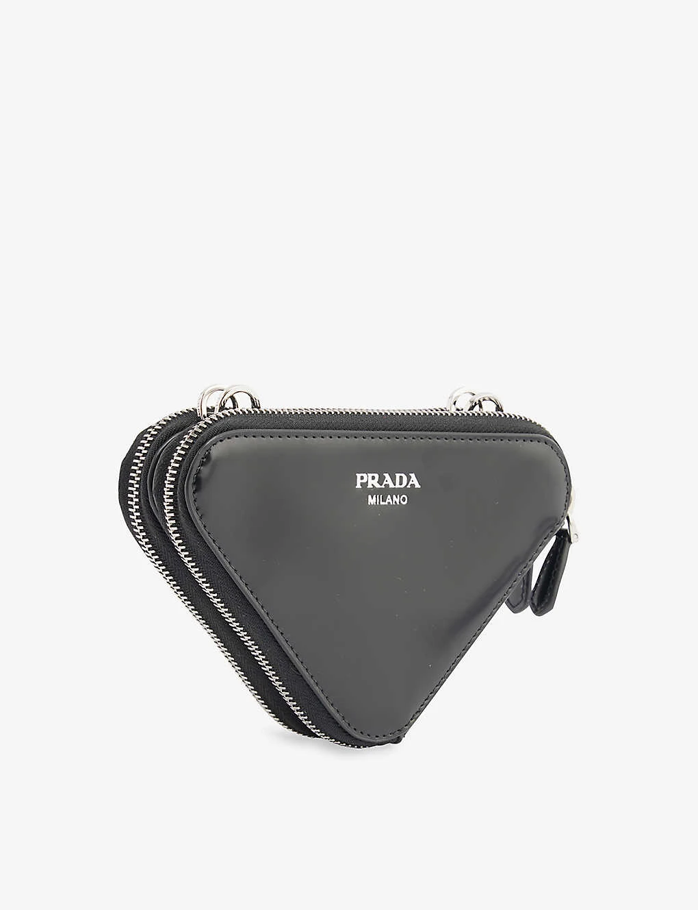Prada Triangle Mini Leather Pouch Bag 5 Prada Triangle Mini Leather Pouch Bag - Image 3