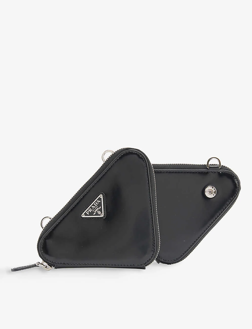 Prada Triangle Mini Leather Pouch Bag 7 Prada Triangle Mini Leather Pouch Bag - Image 5