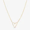 Zoe Chicco Open-heart 14ct Yellow-gold Pendant Necklace -Glam Pouch Store R04129643 YELLOWGOLD M