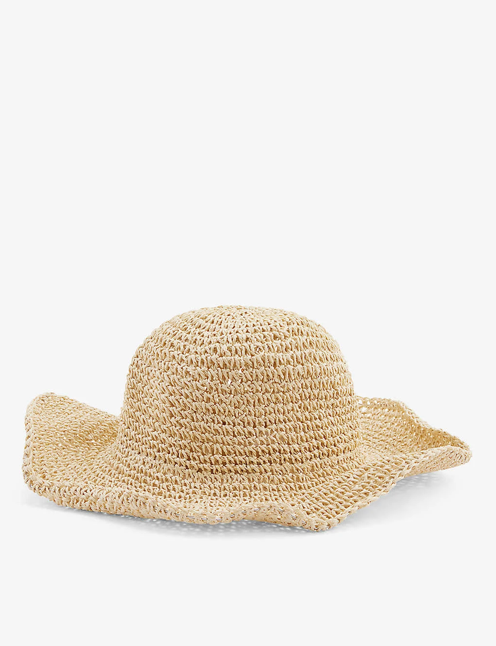 Seafolly Soleil Ruffed-brim Paper Hat 3 Seafolly Soleil Ruffed-brim Paper Hat