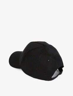 THE KOOPLES Logo-print Cotton Baseball Cap -Glam Pouch Store R04132565 BLA01 ALT02