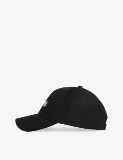 THE KOOPLES Logo-print Cotton Baseball Cap -Glam Pouch Store R04132565 BLA01 ALT03