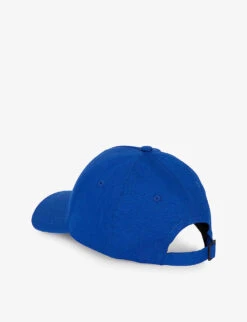 THE KOOPLES Logo-print Cotton Cap 8 THE KOOPLES Logo-print Cotton Cap -Glam Pouch Store R04132587 BLU01 ALT02