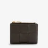 Bottega Veneta Intrecciato Small Leather Bifold Wallet -Glam Pouch Store R04135564 FONDANTGOLD M