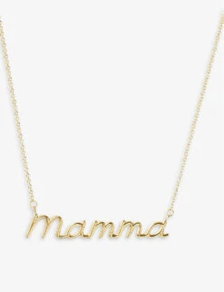 Mamma 18ct Recycled Yellow-gold Necklace