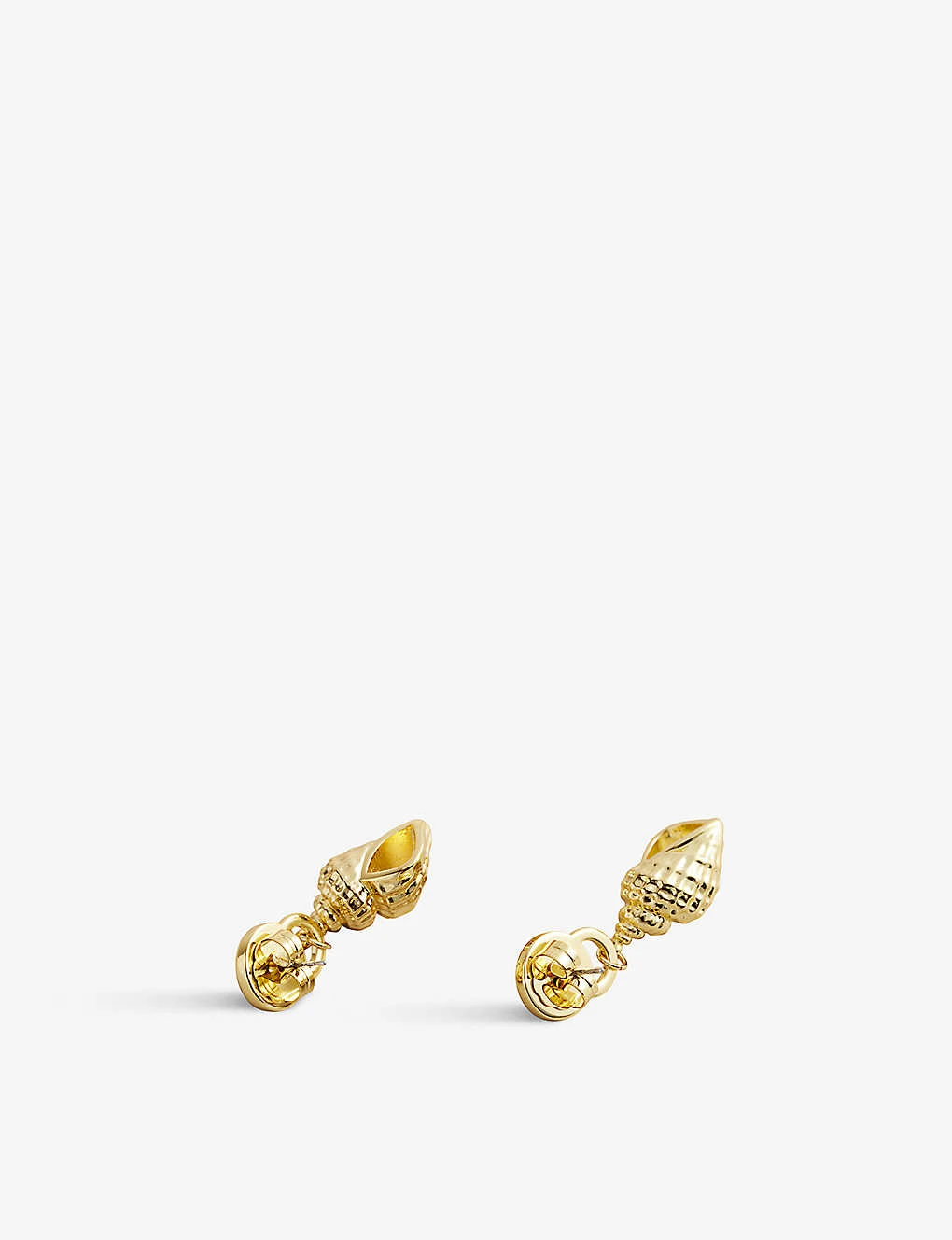 Ted Baker Solele Shell-embellished Faux-pearl And Brass Drop Earrings 4 Ted Baker Solele Shell-embellished Faux-pearl And Brass Drop Earrings - Image 2