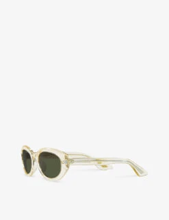 Oliver Peoples OV5513SU Round-frame Acetate Sunglasses 8 Oliver Peoples OV5513SU Round-frame Acetate Sunglasses -Glam Pouch Store R04154187 YELLOW ALT02