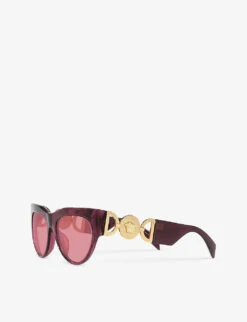 Versace VE4440U Medusa '95-hardware Transparent-acetate Sunglasses 8 Versace VE4440U Medusa '95-hardware Transparent-acetate Sunglasses -Glam Pouch Store R04154264 PURPLE ALT02