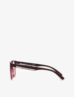 Bvlgari BV4219 Round-frame Branded-arm Acetate Optical Glasses -Glam Pouch Store R04154289 RED ALT03
