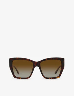 Bvlgari BV8260 Square-frame Tortoiseshell-pattern Acetate Sunglasses