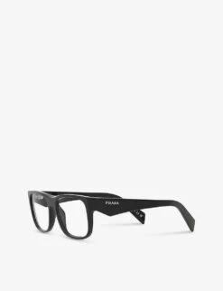 Prada PR 22ZV Pillow-frame Acetate Optical Glasses -Glam Pouch Store R04154357 BLACK ALT02