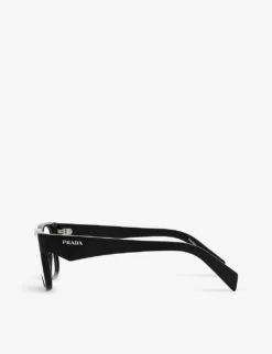 Prada PR 22ZV Pillow-frame Acetate Optical Glasses -Glam Pouch Store R04154357 BLACK ALT03