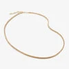 Juno Fine 18ct Yellow Gold-plated Vermeil Recycled Sterling-silver Chain Necklace -Glam Pouch Store R04155833 YELLOWGOLD M