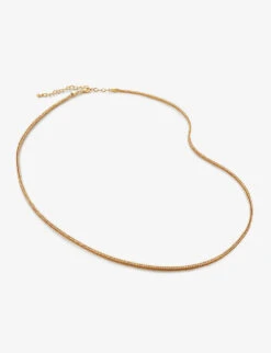 Juno Fine 18ct Yellow Gold-plated Vermeil Recycled Sterling-silver Chain Necklace