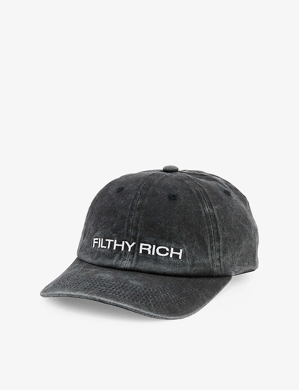Filthy Rich Crystal-embellished Cotton Baseball Cap 3 Filthy Rich Crystal-embellished Cotton Baseball Cap