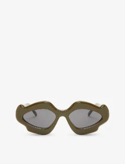 Loewe X Paula's Ibiza G000487X03 Flame-shaped Acetate Sunglasses