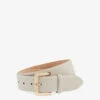 Max Mara Buckle-embellished Leather Belt 2 Max Mara Buckle-embellished Leather Belt -Glam Pouch Store R04158154 SAND M